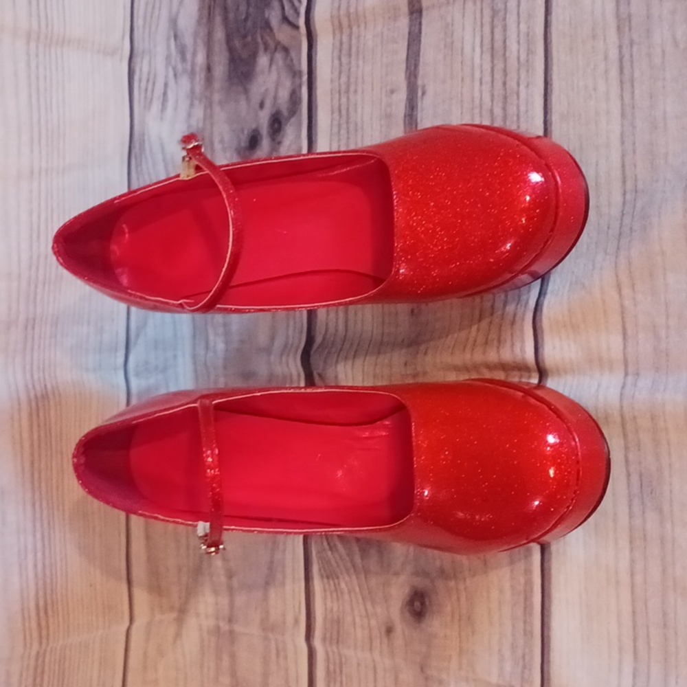 Platform Glitter Heels